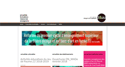 Desktop Screenshot of designetartsappliques.fr